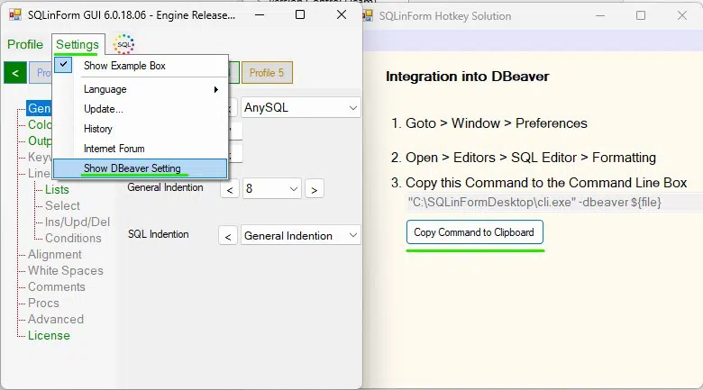 free dbeaver sql formatter 2