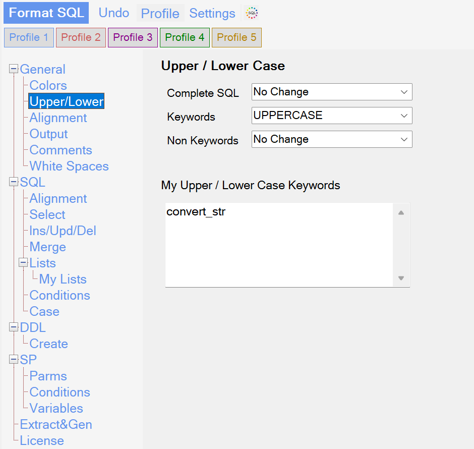 Sql Formatter Options Case